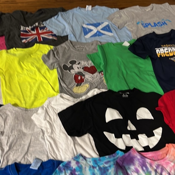 Girls bundle of t-shirts size 7-8, 27 shirts some new! Perfect for summer! - Picture 5 of 9